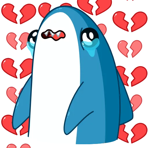 💔 Эмодзи «Акула» для Telegram