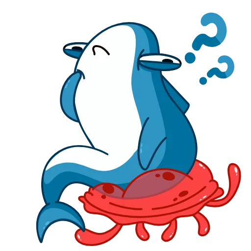 🤔 Эмодзи «Акула» для Telegram