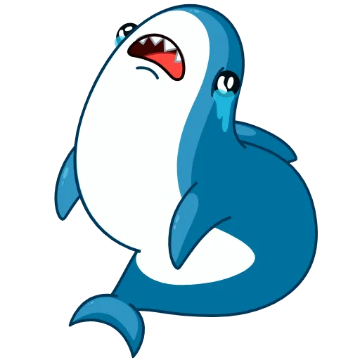 😭 Эмодзи «Акула» для Telegram