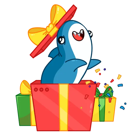 🎁 Эмодзи «Акула» для Telegram