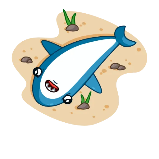😵 Эмодзи «Акулина и Акула - парные эмоджи» для Telegram