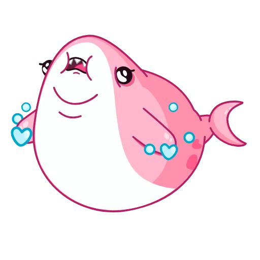 🐡 Эмодзи «Акулина и Акула - парные эмоджи» для Telegram