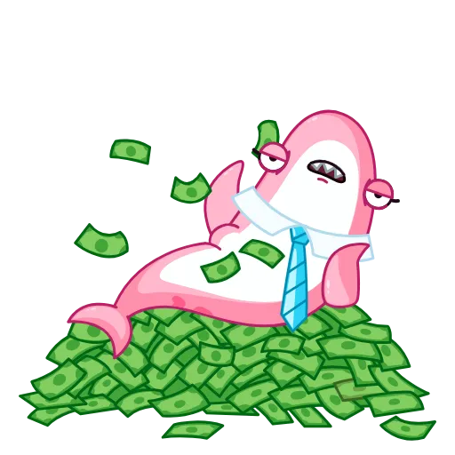 💸 Эмодзи «Акулина и Акула - парные эмоджи» для Telegram