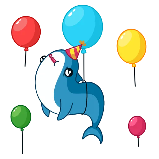 🥳 Эмодзи «Акулина и Акула - парные эмоджи» для Telegram