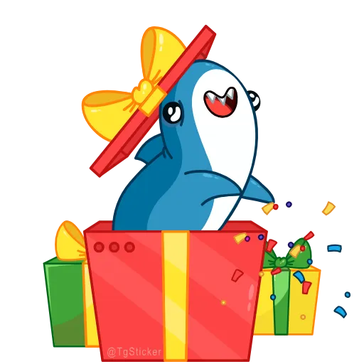 🎁 Эмодзи «Акулина и Акула - парные эмоджи» для Telegram