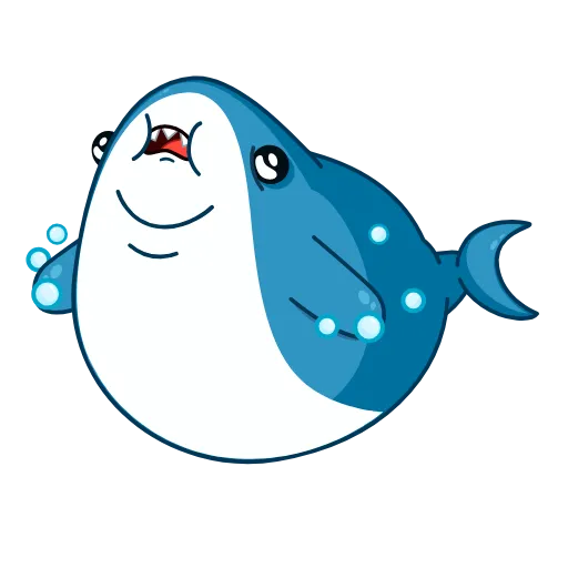 🐡 Эмодзи «Акулина и Акула - парные эмоджи» для Telegram