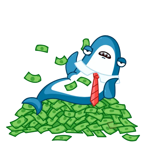 💸 Эмодзи «Акулина и Акула - парные эмоджи» для Telegram
