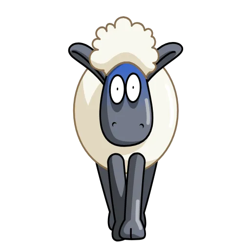 😨 Стикер «Shaun» для Telegram