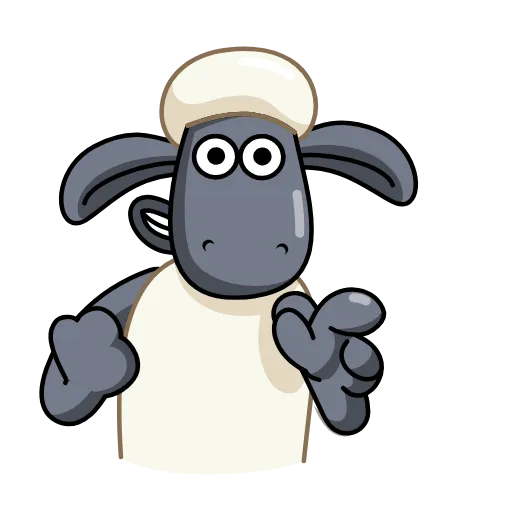 😉 Стикер «Shaun» для Telegram