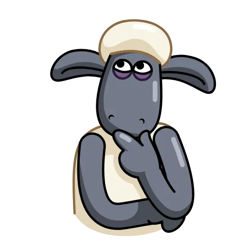 🤔 Стикер «Shaun» для Telegram