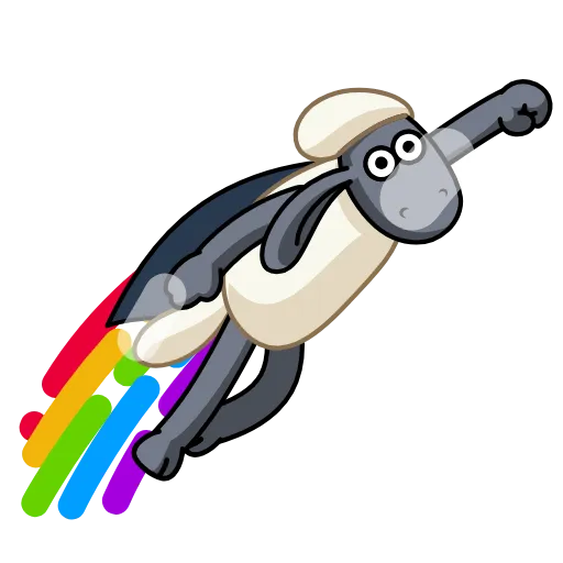 🏃‍♂️ Стикер «Shaun» для Telegram