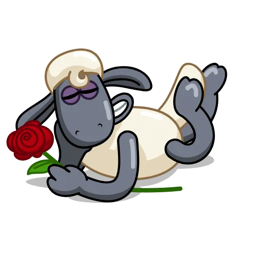 🌹 Стикер «Shaun» для Telegram