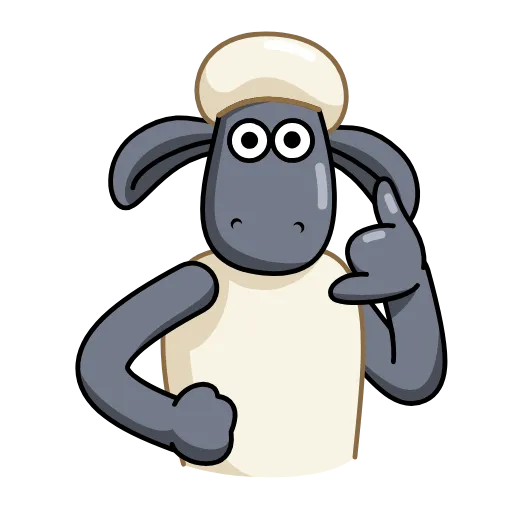 🤙 Стикер «Shaun» для Telegram