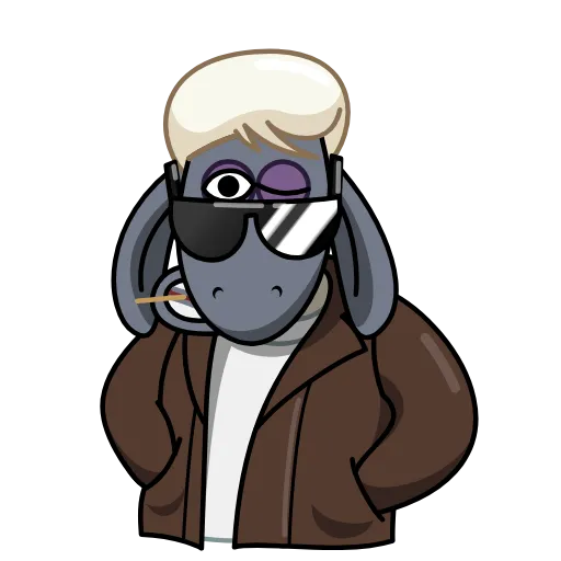 😎 Стикер «Shaun» для Telegram