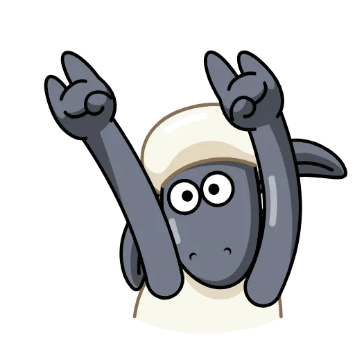 🤟 Стикер «Shaun» для Telegram
