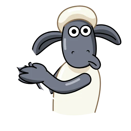 👏 Эмодзи «Shaun» для Telegram