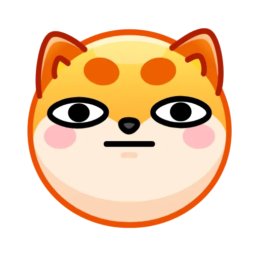 😑 Эмодзи «Shiba Inu Emoji» для Telegram