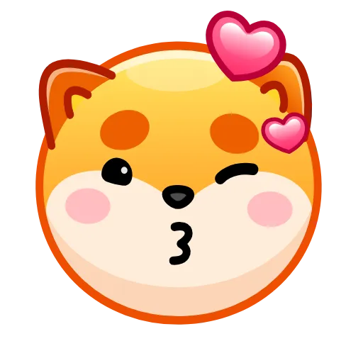 😘 Эмодзи «Shiba Inu Emoji» для Telegram