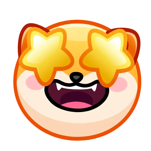 🤩 Эмодзи «Shiba Inu Emoji» для Telegram