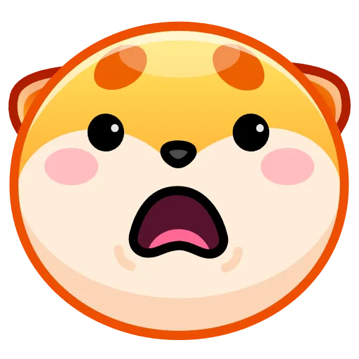 😧 Эмодзи «Shiba Inu Emoji» для Telegram