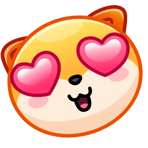 😍 Эмодзи «Shiba Inu Emoji» для Telegram