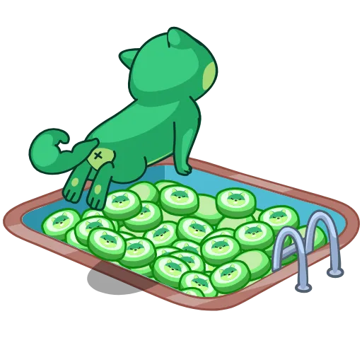 🐶 Эмодзи «Green Shiba» для Telegram