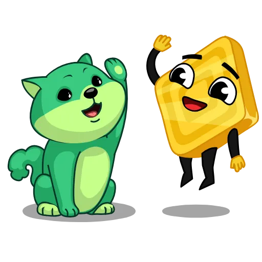 👏 Эмодзи «Green Shiba» для Telegram