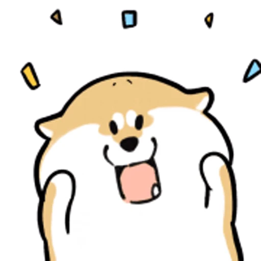 🥳 Стикер «Shiba Inu» для Telegram