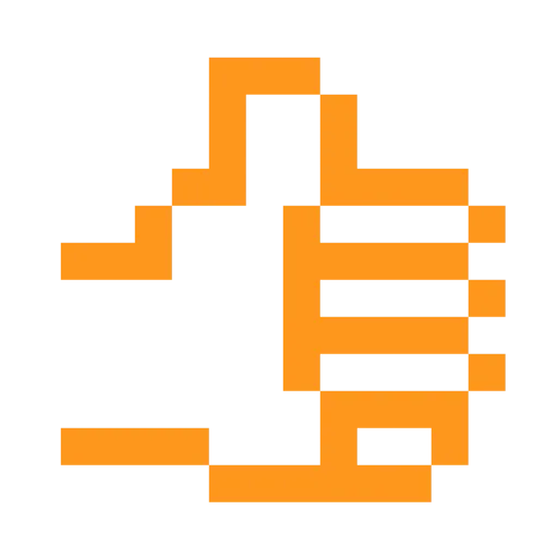 👍 Эмодзи «#emoji #pixel #static #vector» для Telegram