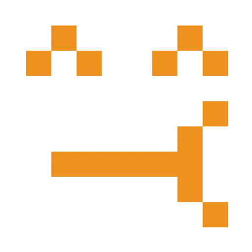 😏 Эмодзи «#emoji #pixel #static #vector» для Telegram