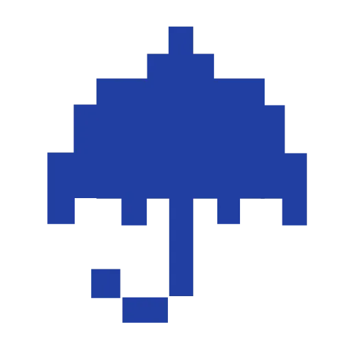 ☂️ Эмодзи «#emoji #pixel #static #vector» для Telegram