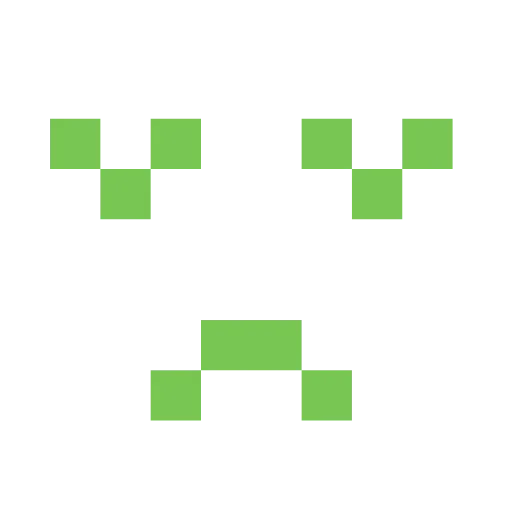 🙁 Эмодзи «#emoji #pixel #static #vector» для Telegram