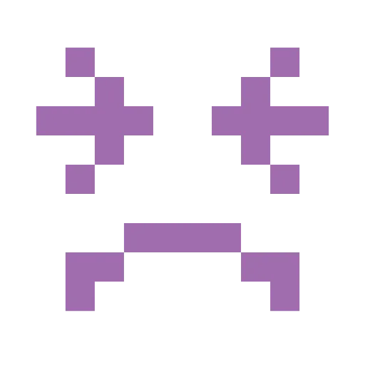 😣 Эмодзи «#emoji #pixel #static #vector» для Telegram