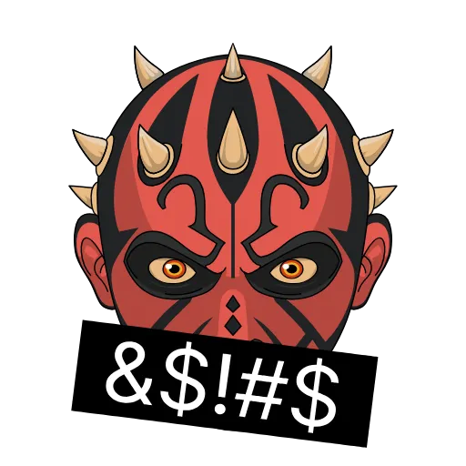 🤬 Эмодзи «Darkside» для Telegram