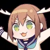 😀 Эмодзи «Shikanoko Nokonoko Koshitantan» для Telegram