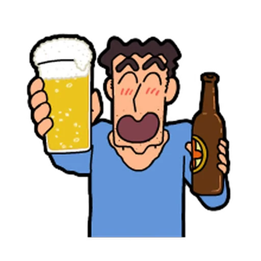 🍺 Стикер «Shinchan» для Telegram