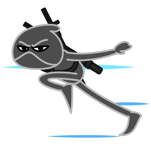 🏃‍♀️ Стикер «Shinobi» для Telegram
