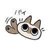 👋 Эмодзи «Siamese Cat Lil» для Telegram