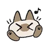 😆 Эмодзи «Siamese Cat Lil» для Telegram