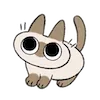 😶 Эмодзи «Siamese Cat Lil» для Telegram