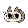 🧐 Эмодзи «Siamese Cat Lil» для Telegram