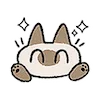 😉 Эмодзи «Siamese Cat Lil» для Telegram
