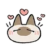 🥰 Эмодзи «Siamese Cat Lil» для Telegram