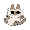 😋 Эмодзи «Siamese Cat Lil» для Telegram