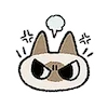 😤 Эмодзи «Siamese Cat Lil» для Telegram