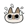 😥 Эмодзи «Siamese Cat Lil» для Telegram