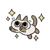 🤗 Эмодзи «Siamese Cat Lil» для Telegram