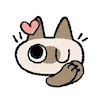 😘 Эмодзи «Siamese Cat Lil» для Telegram