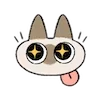 😋 Эмодзи «Siamese Cat Lil» для Telegram