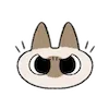 😠 Эмодзи «Siamese Cat Lil» для Telegram